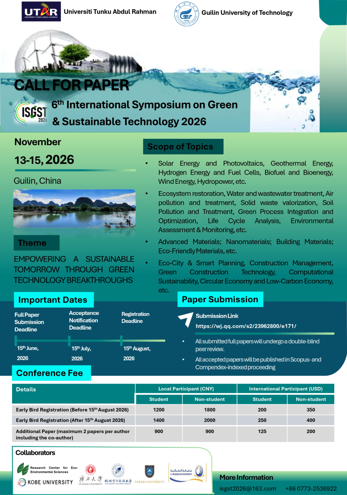 ҚазҰУ Тұрақты даму мақсаттарын жүзеге асыру үшін маңызды ISGST 2026 конференциясының ресми серіктесі және әріптесі болып табылады